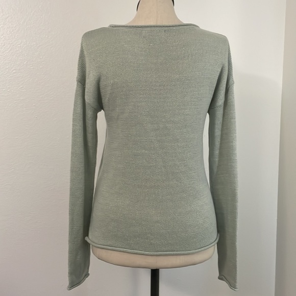 Good Vibes mint green knit sweater - Picture 2 of 3